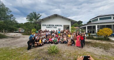 Articuladoras da Renalfa visitam a Escola Municipal Povo Omágua Kambeba em Manaus