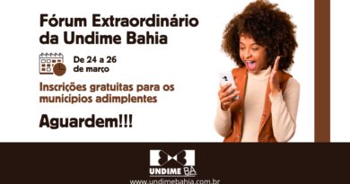 Fórum Extraordinário da Undime Bahia, tem data marcada e fortalece a educação pública nos municípios