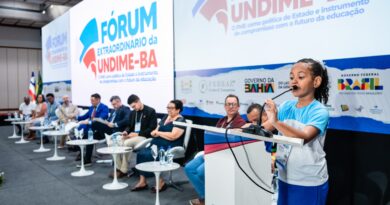 Fotos do Fórum da Undime Bahia que evidenciou o protagonismo da educação municipal no estado