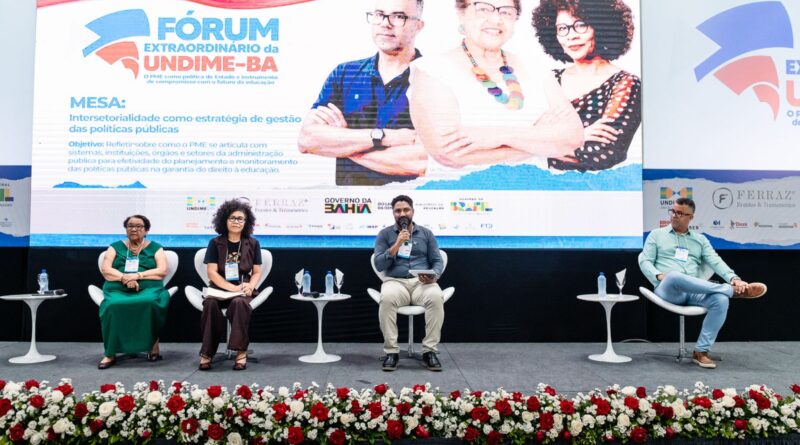 Intersetorialidade pauta segunda mesa do Fórum da Undime Bahia e reforça integração de políticas públicas