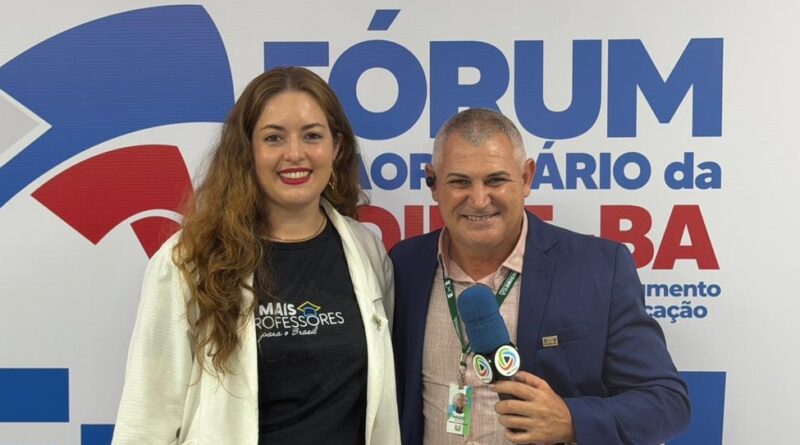 Programa “Mais Professores” é destaque em palestra no Fórum da Undime Bahia