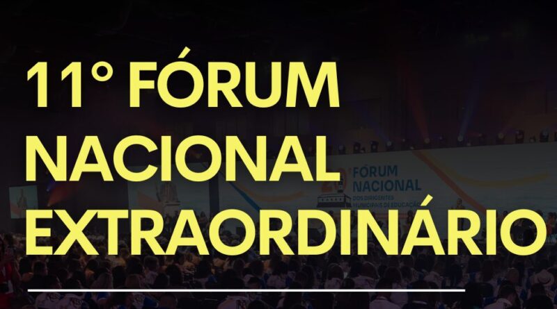 Undime lança editais para o 11º Fórum Nacional Extraordinário