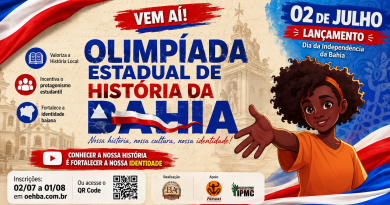Olimpíada Estadual de História da Bahia será lançada no 2 de Julho com foco na valorização da identidade baiana
