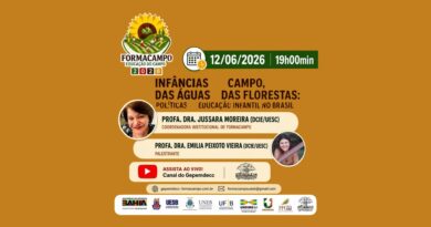 Formação debate políticas de educação infantil para crianças do campo, das águas e das florestas