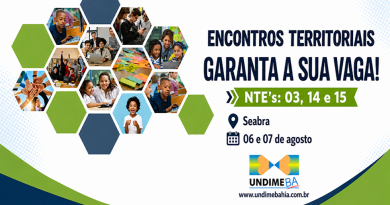 Inscrições estão abertas para Encontro Territorial dos NTE’s 03, 14 e 15 em Seabra programado para os dias 06 e 07 de agosto