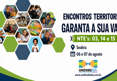Inscrições estão abertas para Encontro Territorial dos NTE’s 03, 14 e 15 em Seabra programado para os dias 06 e 07 de agosto