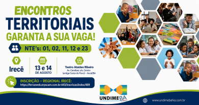 Encontro Territorial da Undime Bahia em Irecê acontece nos dias 13 e 14 de agosto e ainda há vagas