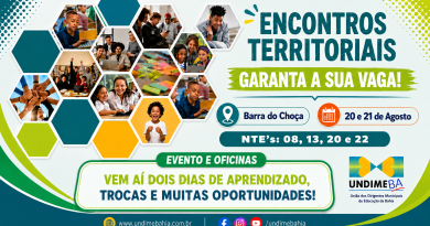 Confira a programação e garanta a sua participação no Encontro Territorial da Undime Bahia em Barra do Choça que acontece nos dias 20 e 21 de agosto