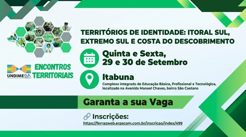 Encontro Territorial da Undime Bahia reúne municípios de três territórios de identidade em Itabuna