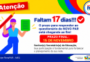 Marcos Paiva alerta municípios, indicando que faltam 17 dias para responder ao questionário do Novo PAR