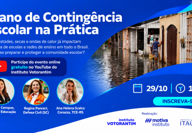 Webinário aborda elaboração de planos de contingência escolar para situações de emergência climática